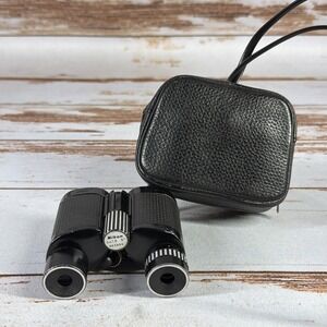 Nikon 6x18 8 Degree Compact Binoculars Made in Japan with Strap + Case